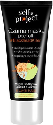 Selfie Project Czarna Maska Peel-off #BlackheadKiller 50 ml