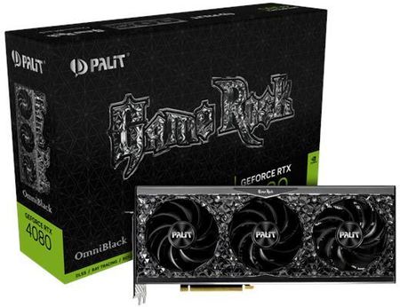 Palit GeForce RTX 4080 GameRock OmniBlack 16GB GDDR6X (NED4080019T21030Q)