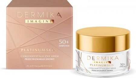 Dermika Imagine Platinum Skin 50+ Ciekłokrystaliczny Krem przeciwzmarszczkowy na dzień i noc 50 ml