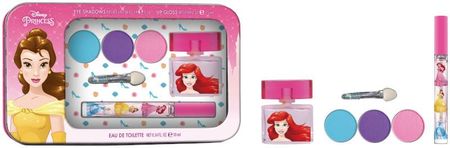 Disney Princess Set Woda Toaletowa 10Ml + Eye Shadow 3X1 2G 2.5Ml Lip Gloss