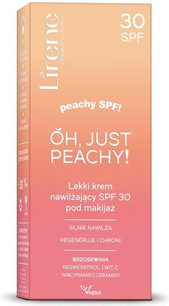 Lirene Oh, Just Peachy! Lekki Krem Nawilżający SPF30+ 50ml
