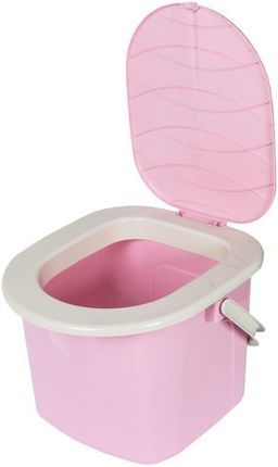 Toaleta Turystyczna Wiadro 15,5L Branq Różowa Branq