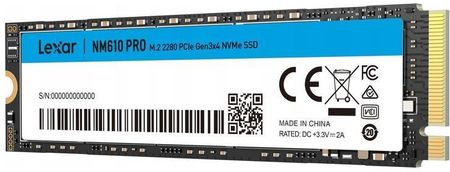 Lexar NM610 PRO 4TB（2TB×2枚） NVMe SSD Amazon.co.jp: Lexar NM610PRO SSD 2TB NVMe PCIe Gen 3x4 M.2