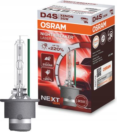 OSRAM D4S NIGHT BREAKER LASER +220% NEXT GEN 4052899631359