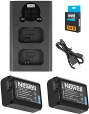 Zdjęcie NEWELL ŁADOWARKA LCD+2 AKUMULATORY DO SONY ALPHA A6400 - Sępopol
