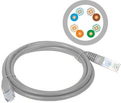 ALANTEC PATCH-CORD U/UTP KAT.5E PVC 2.0M SZARY   (KKU5SZA2)