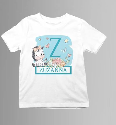 Produkt personalizowany Zebra (dziewczynka) - koszulka dziecięca na prezent