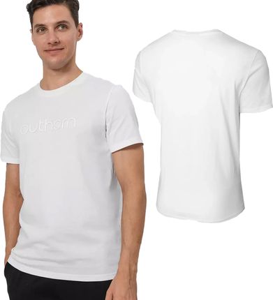 T-shirt męski OUTHORN biały - S