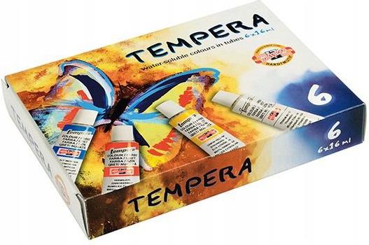 Tempera Koh-i-noor 162820 černá 250ml | Kancelářské potřeby