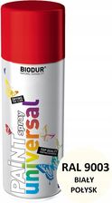 Zdjęcie Farba Emalia Spray Biały Połysk RAL9003 400ML - Boguchwała