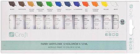 Farby akrylowe 12 ml