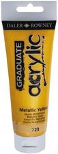 Zdjęcie Graduate Acrylic Metallic Yellow 120ML - Zakroczym