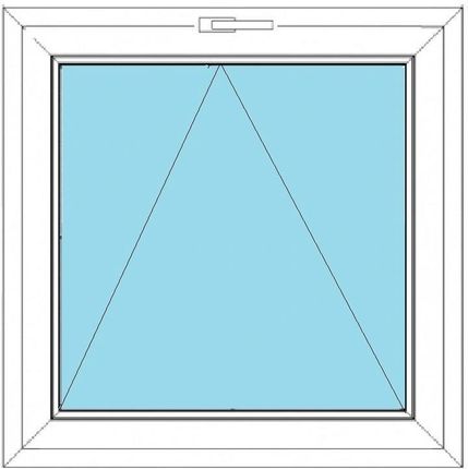 Alukonstrukt Okno Pcv 865x1235 5-Komorowe 3-Szybowe