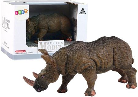 Leantoys Duża Figurka Kolekcjonerska Nosorożec Zwierzęta Świata