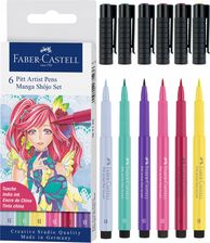 Zdjęcie Faber-castell Pisaki Artist Pitt Manga 6 k Shojo - Maków Podhalański