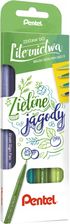 Zdjęcie Zestaw pisaków 4kol Zielone Jagody Pentel - Pacanów