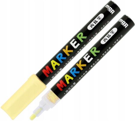 Profesjonalny Marker z Akrylową Farbą Żółty