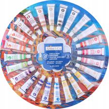 Zdjęcie Zestaw farb akrylowych 25 części 24 x12ml paleta - Marki