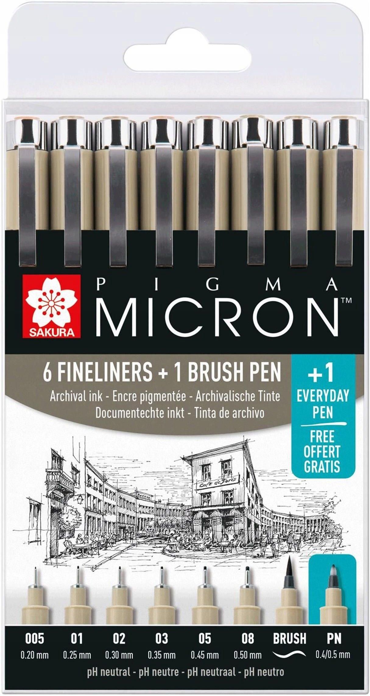 Sakura Pigma Micron 08 Pen 0.50mm Light Cool Gray