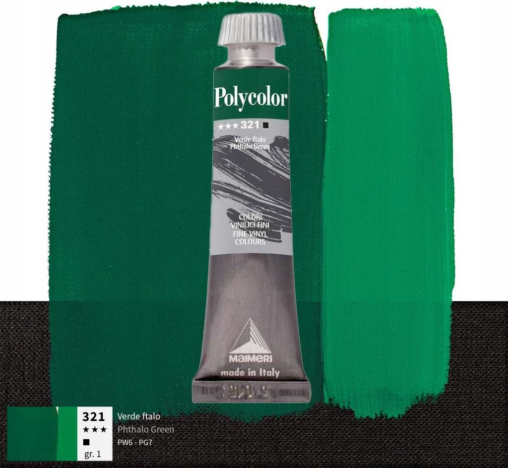 MAIMERI OLIO-CLASSICO 321 - Verde ftalo 6 x 20 ml