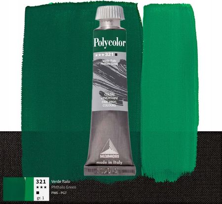 Farba Akrylowa Polycolor 20 ML 321 Phthalo Green