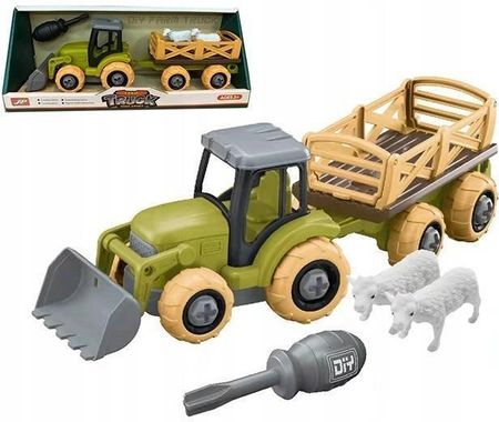 Artyk Mini Farma Traktor Z Przyczepą Do Skręcania