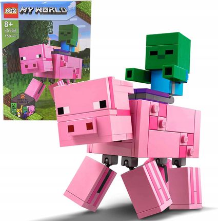 Toys Minecraft Klocki Zombie Na Świni 159El My World