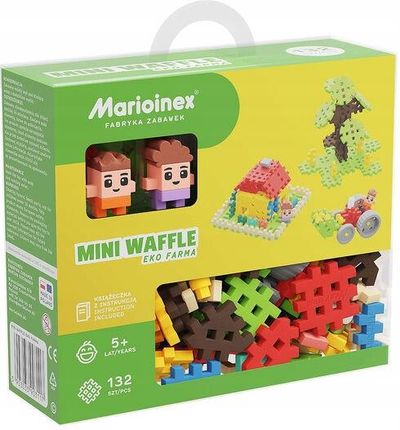 Marioinex Mini Wafle Eko Farma 132 Szt Klocki Kons
