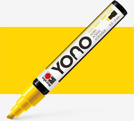 Yono Marker 0,5-5MM 019 Yellow Akrylowy