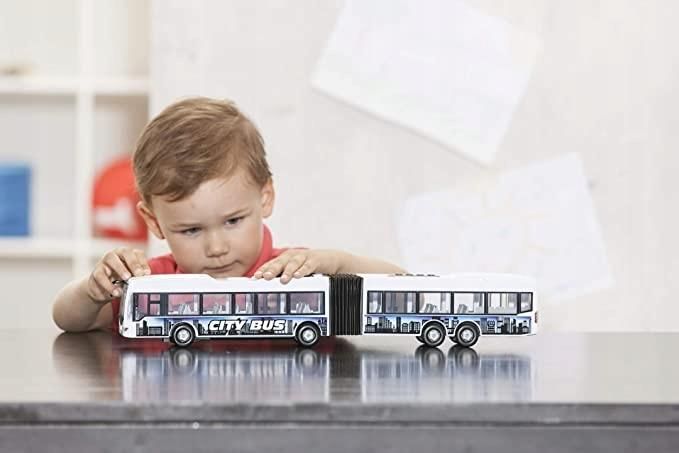 Dickie Toys Duży Autobus Miejski City Express Bendy 46Cm - Ceny i ...
