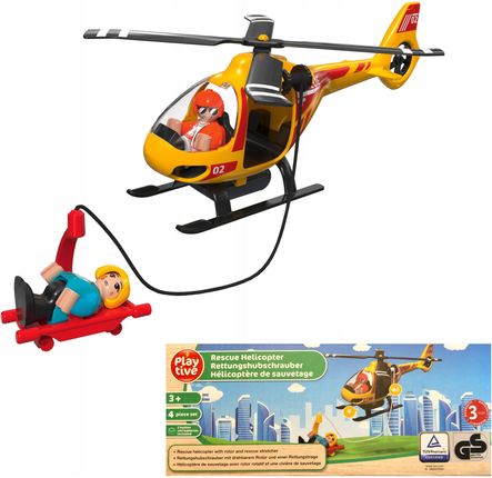 Play Tive Junior Playtive Helikopter Ratunkowy Na Baterie Z Figurką