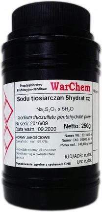 Warchem Tiosiarczan Sodu 5Hydrat 250G [56515]