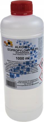 Kryptontek Alkohol Izopropylowy 99,9% 1L Ipa
