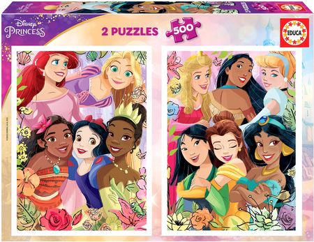 Educa Puzzle 2W1 Księżniczki Z Bajek Disneya