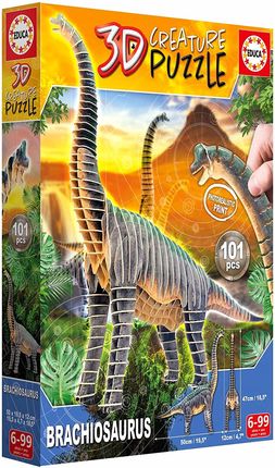Clementoni Educa Puzzle 3D Dinozaury Brachiozaur 101El.