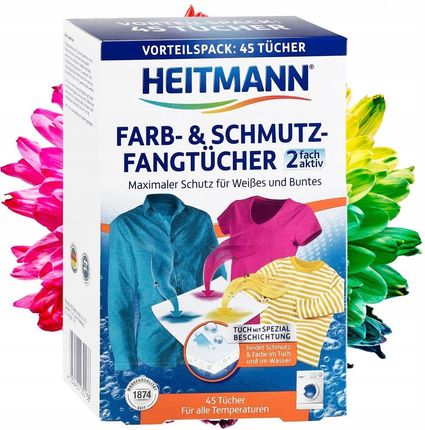 Heitmann Chusteczki Wyłapujące Kolor 45szt.