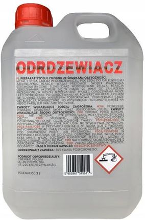 Chemikal Polska Odrdzewiacz 50% Kwas Fosforowy Antykorozyjny 2L