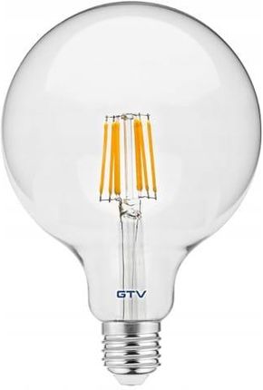Gtv Żarówka Led Filament, G125, 4000K, E27, 8W, 80 (LDG125FL840)