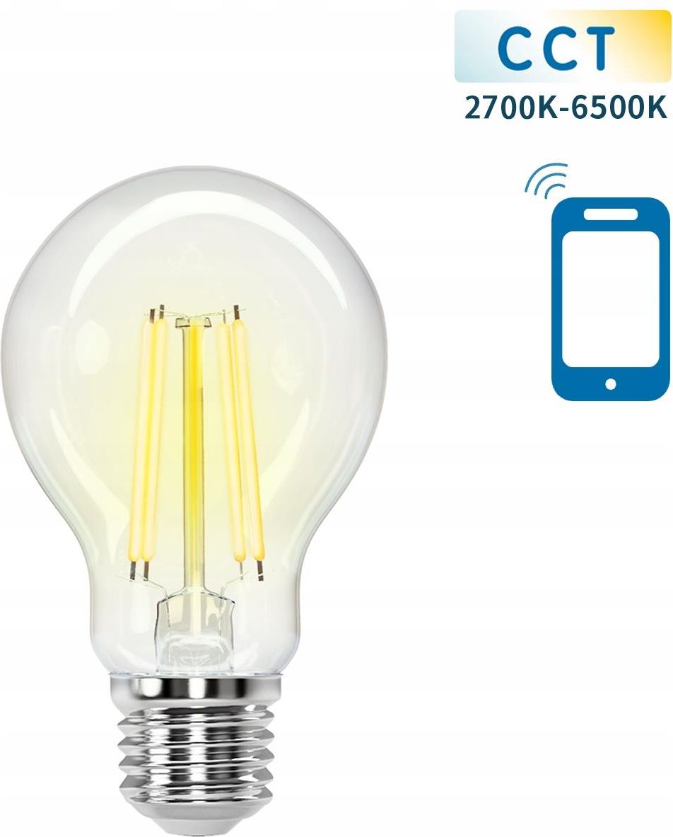 Ampoule LED A60 E27/6W/230V 2700-6500K Wi-Fi - Aigostar