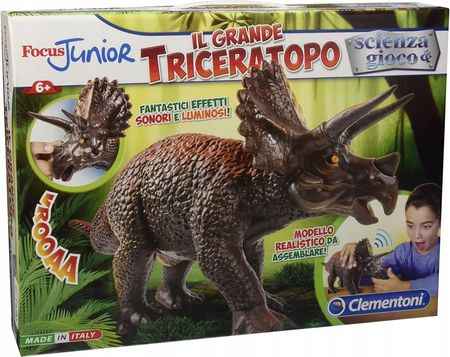 Clementoni Zestaw Triceratops Figurka Dinozaur Do Złożenia