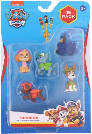 Nickelodeon Figurki Paw Psi Patrol 5 Szt Toppers Chasse Wozie