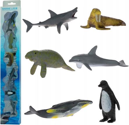 Swede Zestaw Figurki Zwierzęta Morskie Podwodny Świat