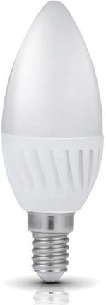 Elektrosalon Żarówka Led Premium 9W ~60W E14 3000K Ceramiczna! (LEDSMDE14)
