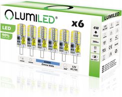 Lumiled 6X Żarówka Led G4 Kapsułka 4W 40W 380Lm 6500K (ZLEDZARMI094AB)
