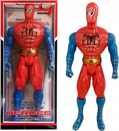 Toys Ruchoma Figurka Avengers Spiderman Pająk Świeci