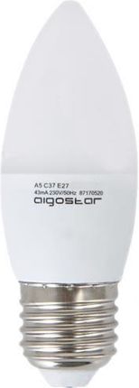 Aigostar Żarówka Led E27 C37 9W 230V 260° 3000K (8433325183349)