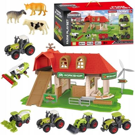 Woopie Zestaw Farma Zagroda Traktory Figurki 42