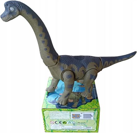Leantoys Duży Dinozaur Brachiozaur Chodzi Ryczy Znosi Jaja