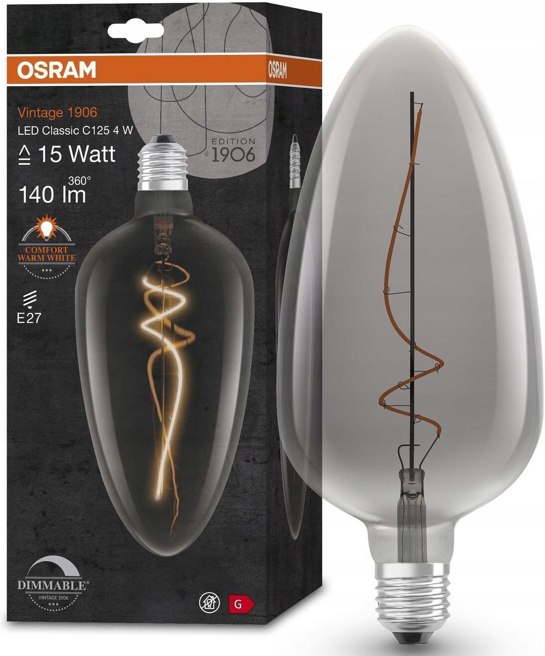 1032 Dim Osram Led Żarówka Vintage Cla125 4W 1800K Dim (1032) - Opinie i ...