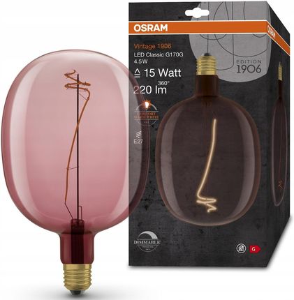 Osram Led Żarówka Vintage Ballon 4.5W 1600K Dim (4058075761896)